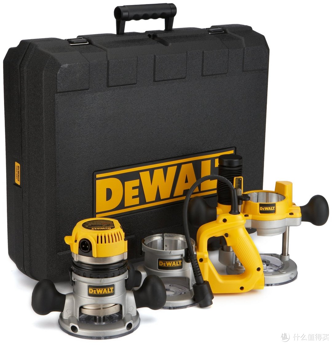 DEWALT 得伟 DW618B3 三底座套装 电木铣 试用评测