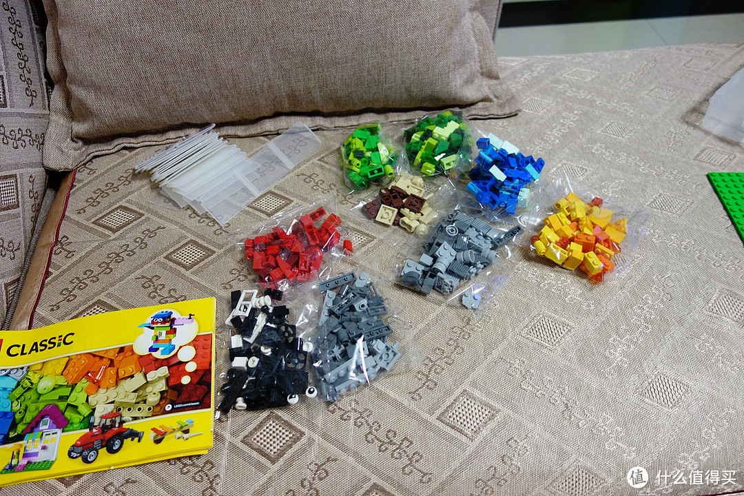 LEGO 乐高 10697 创意拼砌桶试玩 + 简易收纳方案