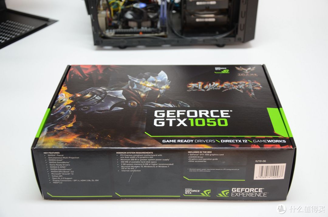 #本站首晒#尝鲜10系，GTX1050七彩虹烈焰战神U显卡