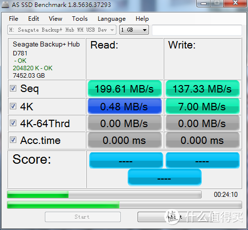 #本站首晒# Seagate 希捷 Backup Plus Hub for Mac 8TB开箱测试以及拆解