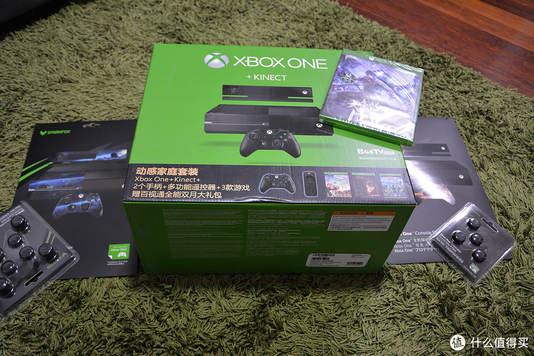 #中奖秀#值友幸运屋抽到的礼物——Microsoft 微软 XBOX ONE 动感家庭欢乐套装