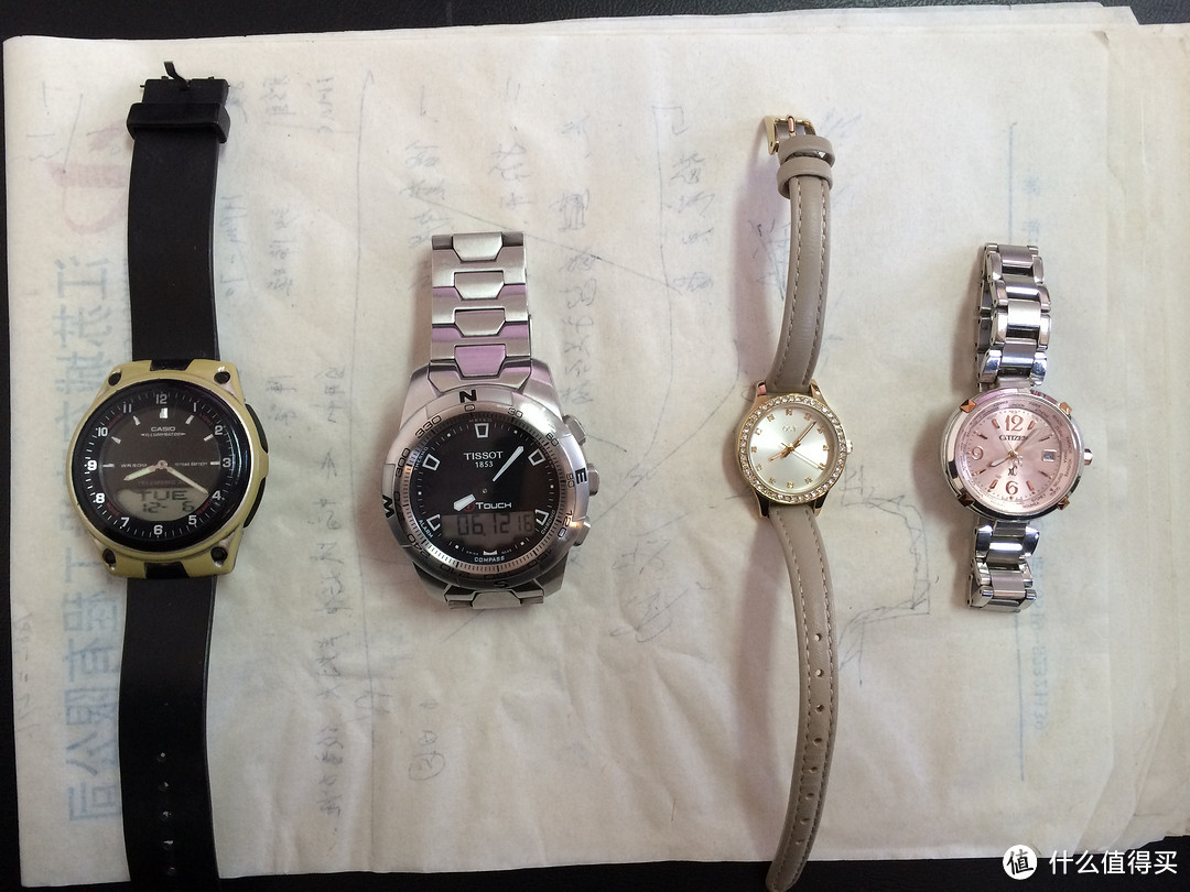 表、表，表——TISSOT 天梭 touch&CASIO 卡西欧 AW80&CITIZEN 西铁城 XC&OST 手表 评测