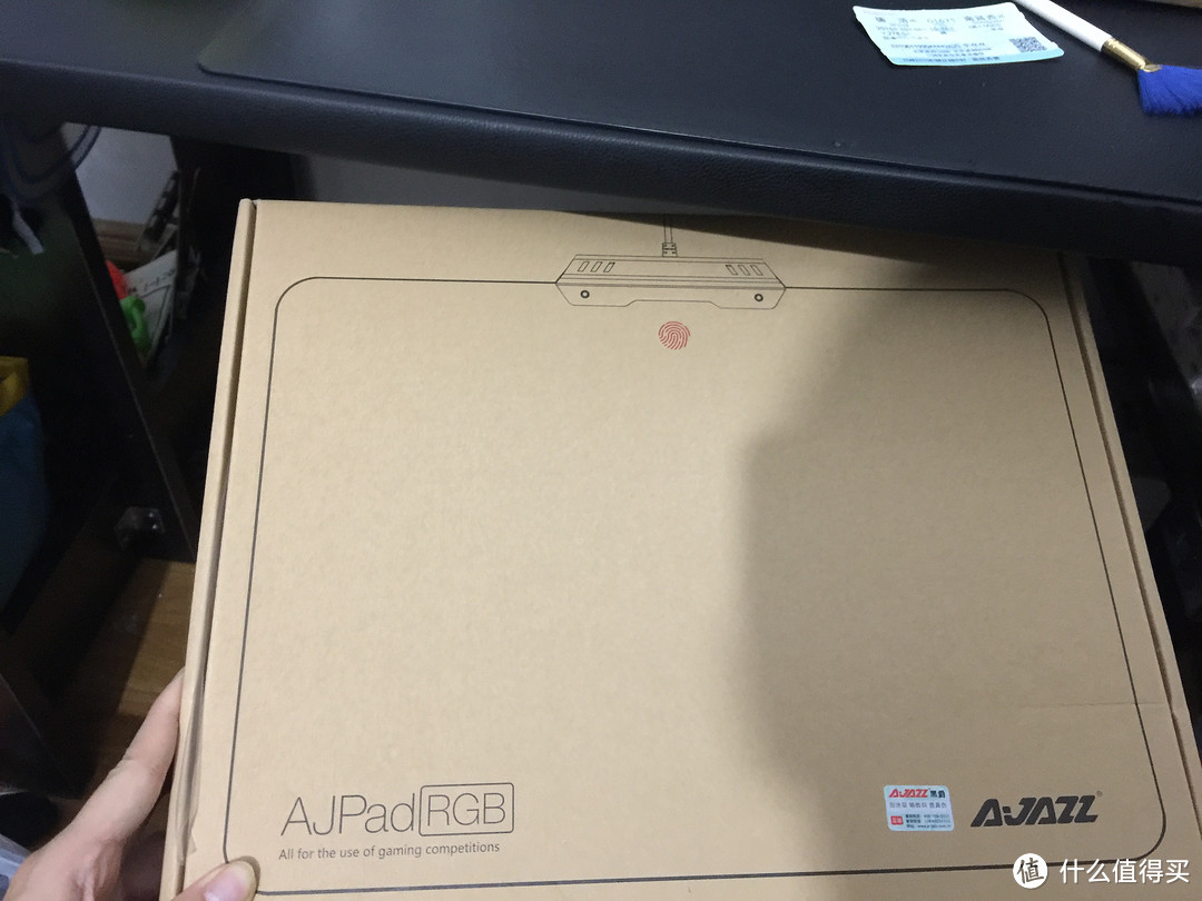 AJAZZ 黑爵 AJpad RGB鼠标垫 晒单