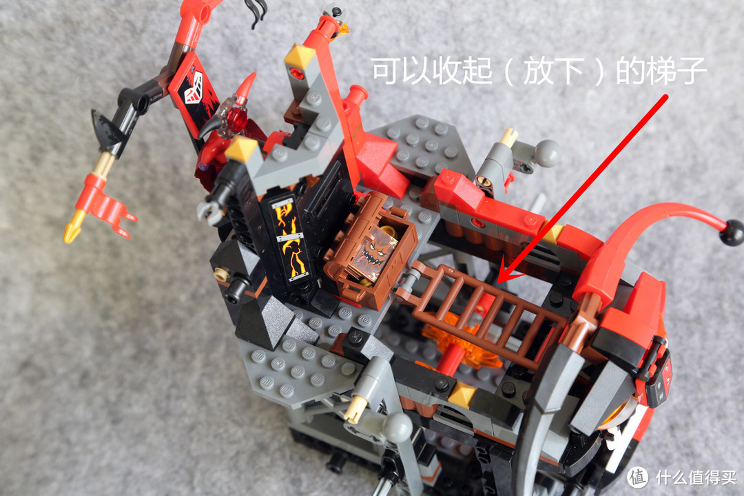 LEGO 乐高 Nexo骑士系列 70316小丑的巨轮炎魔碉堡（附乐拼积木对比）