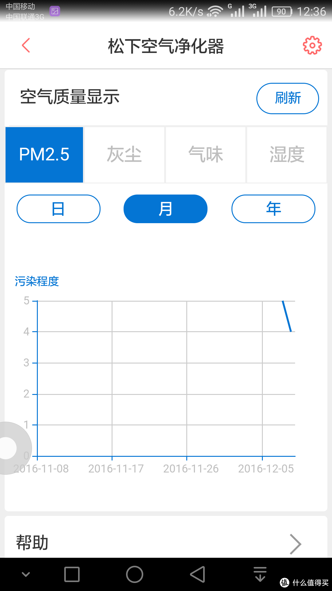 Panasonic 松下 F-73C6VJD-S 加湿型空气净化器  微联APP控制