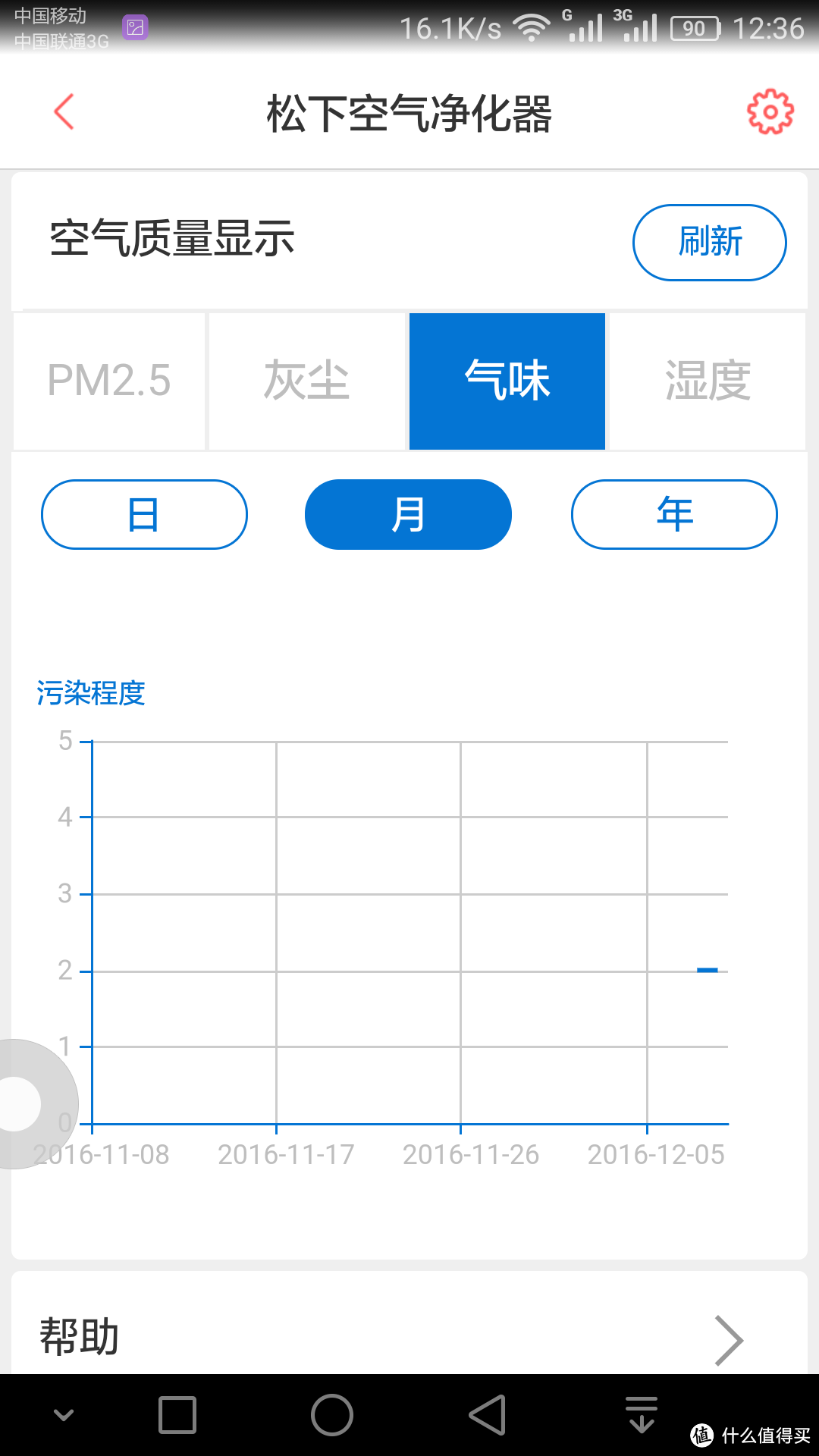 Panasonic 松下 F-73C6VJD-S 加湿型空气净化器  微联APP控制