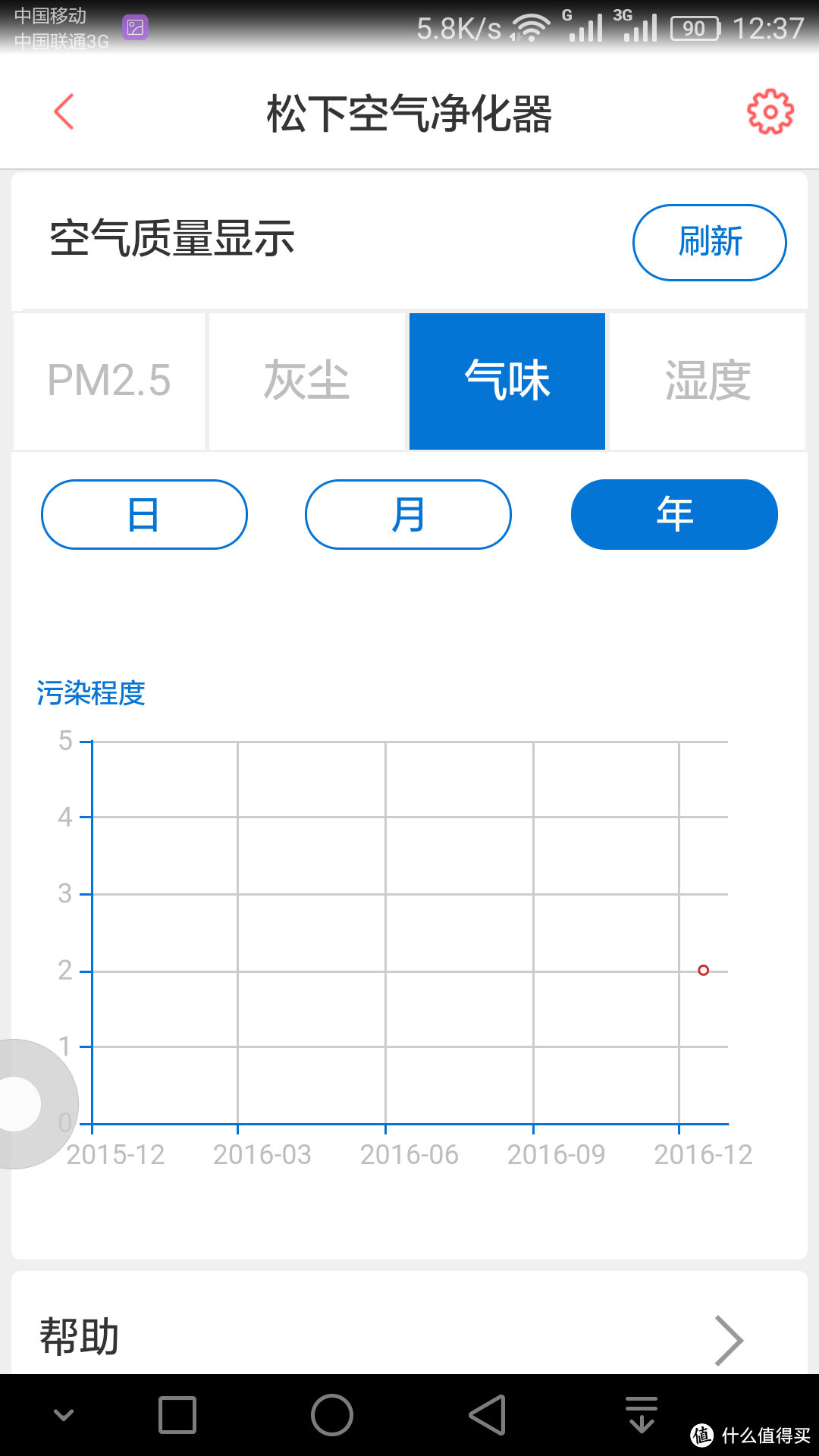 Panasonic 松下 F-73C6VJD-S 加湿型空气净化器  微联APP控制