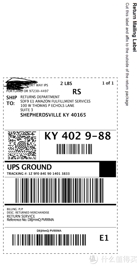 ups 快递员说代码扫不出来,然后我又马上给客服发邮件了,用我那蹩脚的