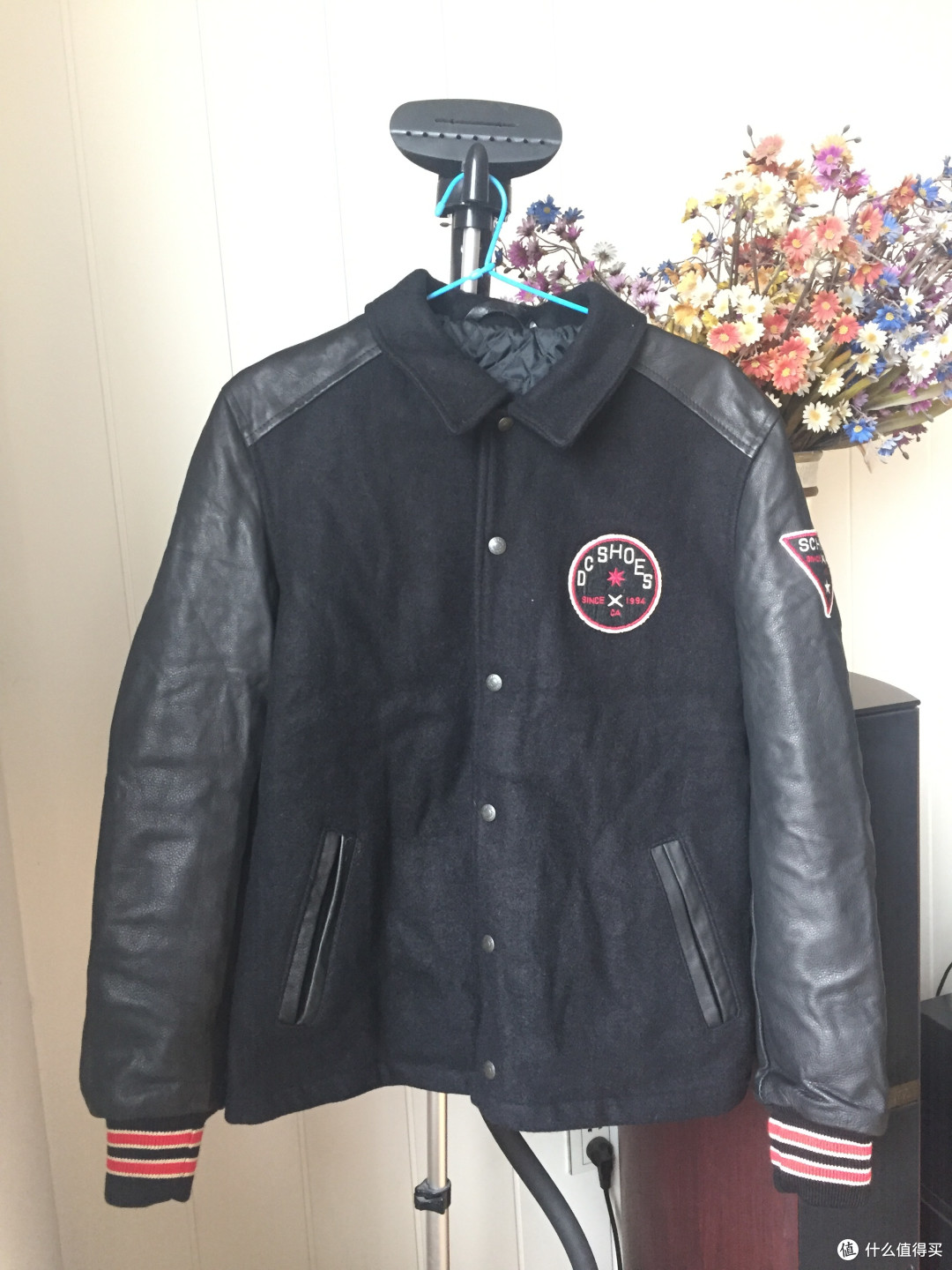 DC Shoes X Schott NYC 拼皮棒球夹克 顺便聊聊最近大火的棒球夹克