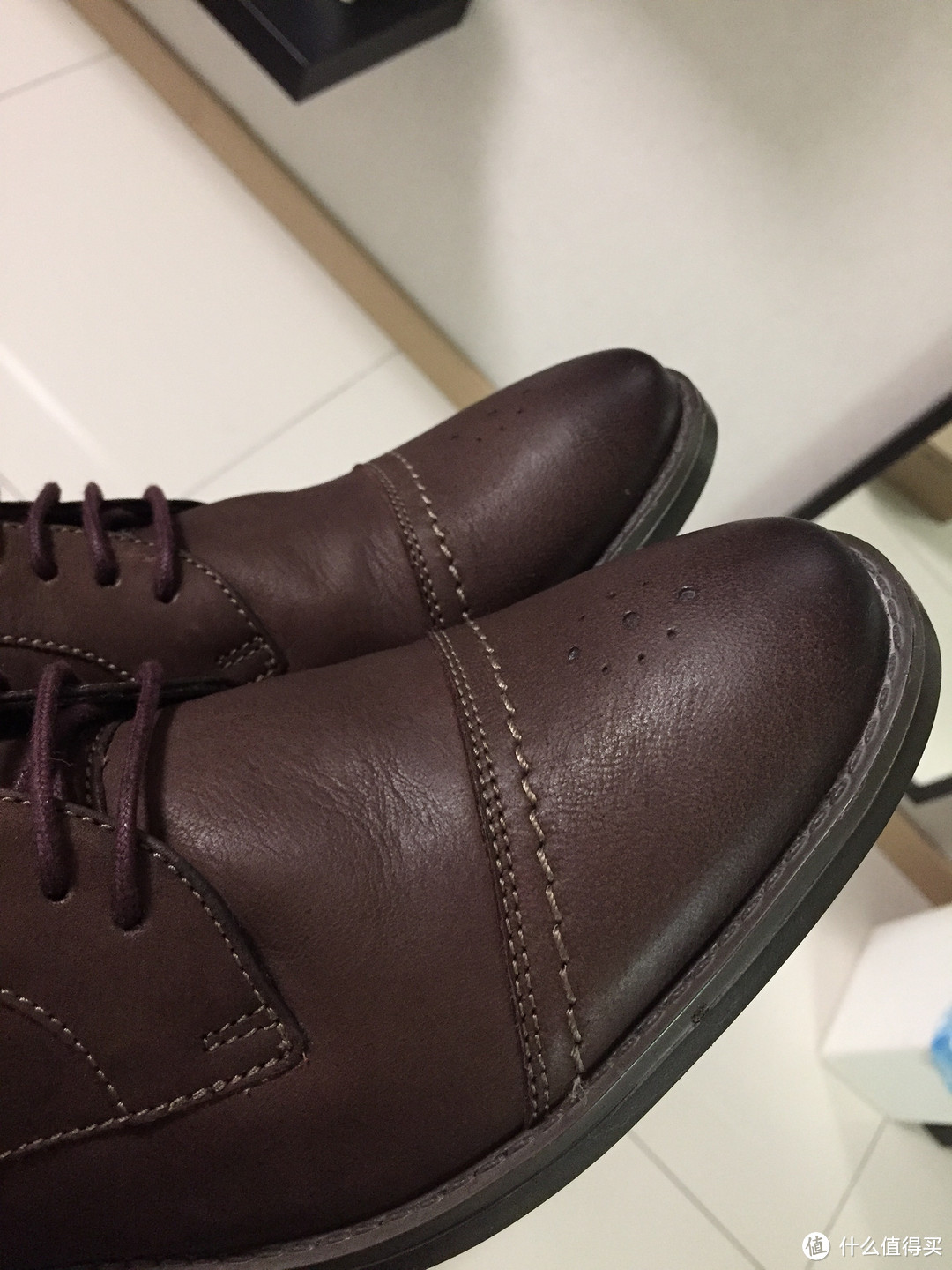 大妈推荐：Shoebuy 不到320元购入 Clarks Garren Cap 男士商务休闲鞋