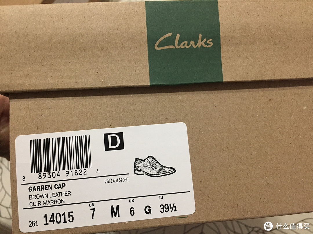 大妈推荐：Shoebuy 不到320元购入 Clarks Garren Cap 男士商务休闲鞋