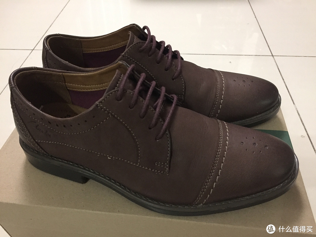 大妈推荐：Shoebuy 不到320元购入 Clarks Garren Cap 男士商务休闲鞋