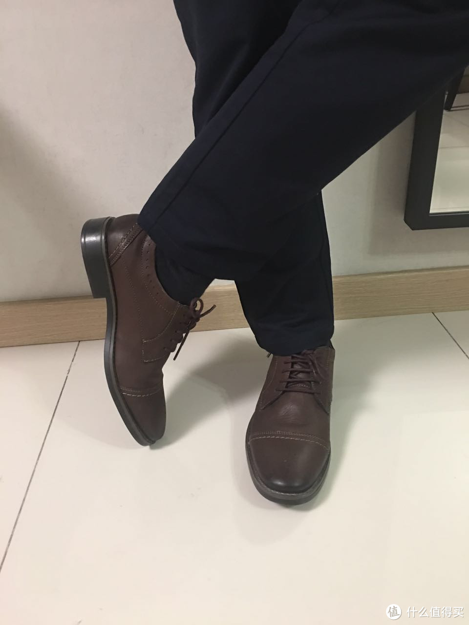 大妈推荐：Shoebuy 不到320元购入 Clarks Garren Cap 男士商务休闲鞋