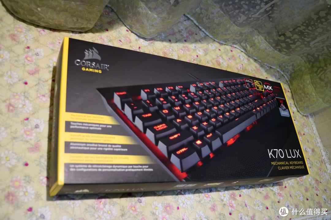 性价比平平的贼船—简评Corsair  海盗船 K70LUX 红轴机械键盘