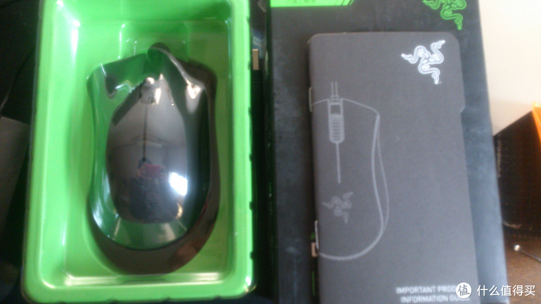 #中奖秀#值得买福利已经到家：幸运屋的 Razer 雷蛇 炼狱蝰蛇 1800DPI 有线游戏鼠标