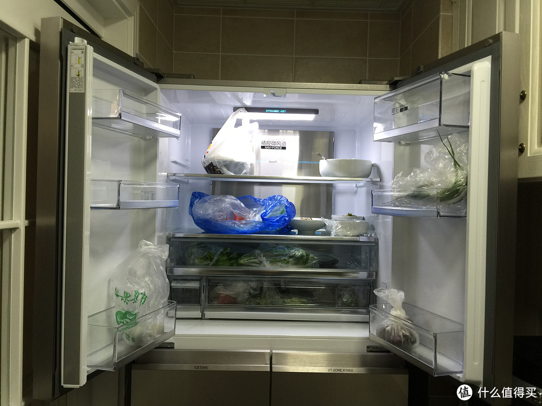 就想买个大冰箱：Haier 海尔 BCD-517WDGSU1 517升 多门冰箱 晒单