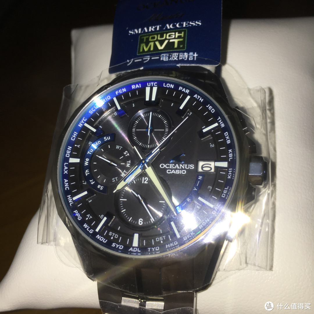 #原创新人#CASIO 卡西欧 OCEANUS MANTA 海神 OCW-S3000-1AJF 男款电波表 购买开箱