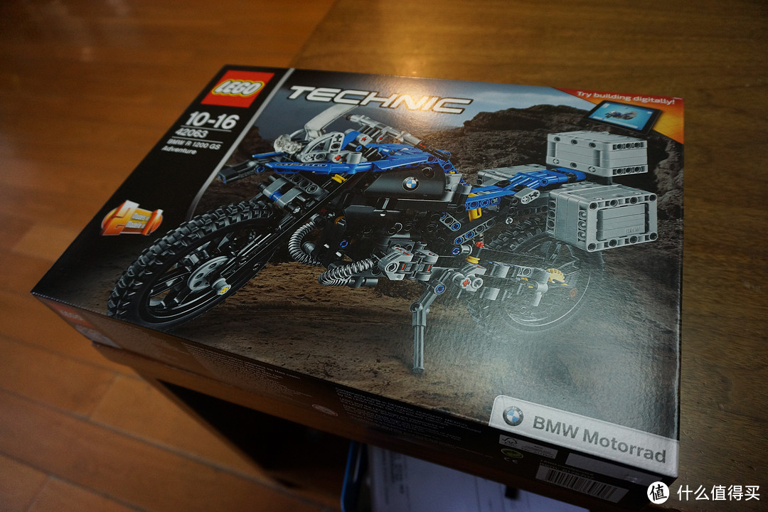LEGO 乐高科技 42063 宝马摩托车 开箱评测