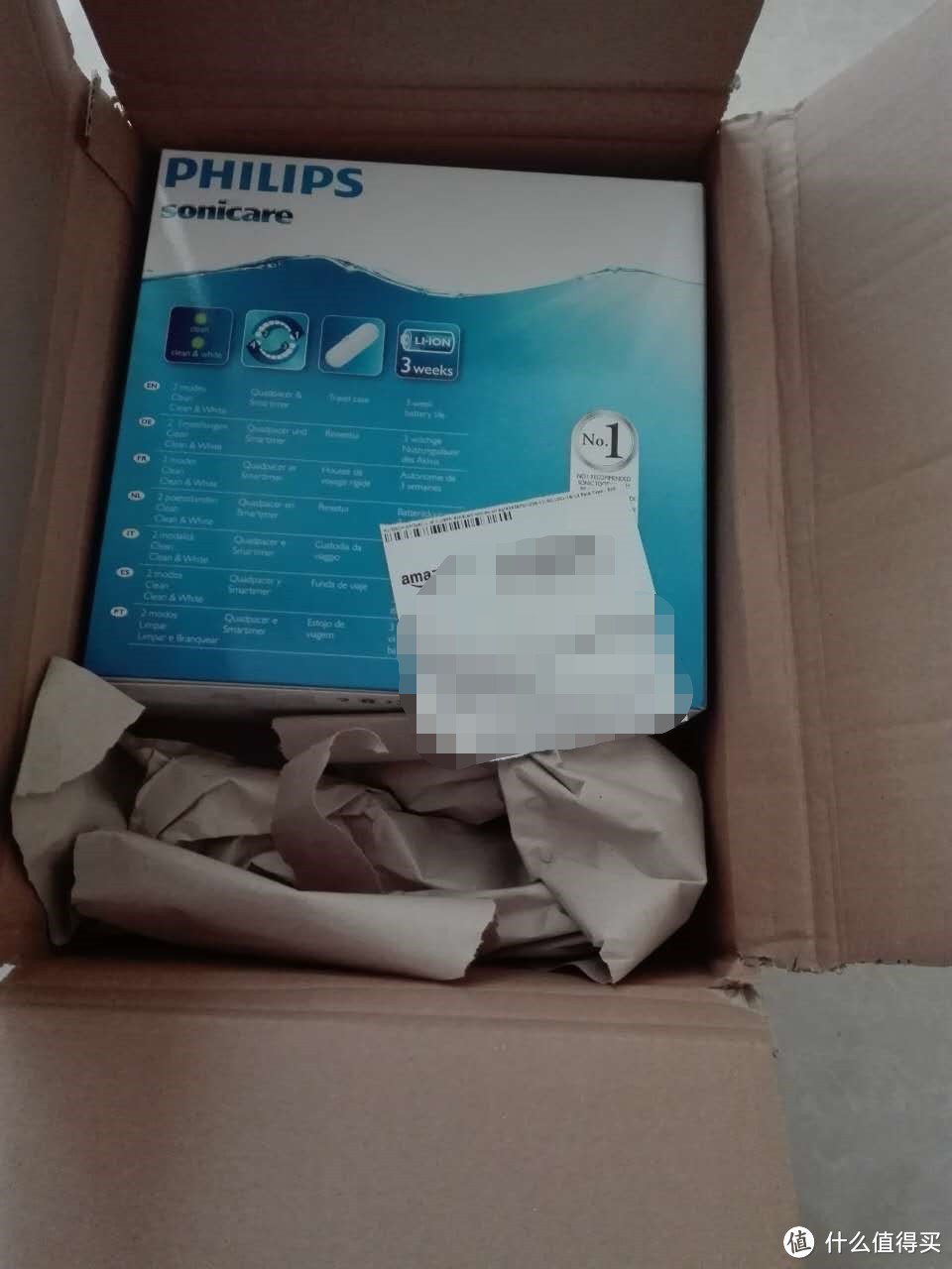 意大利亚马逊购入philips HX6732/37 电动牙刷