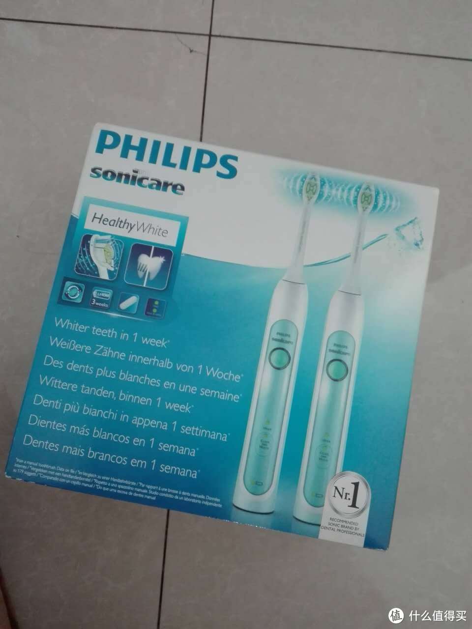 意大利亚马逊购入philips HX6732/37 电动牙刷