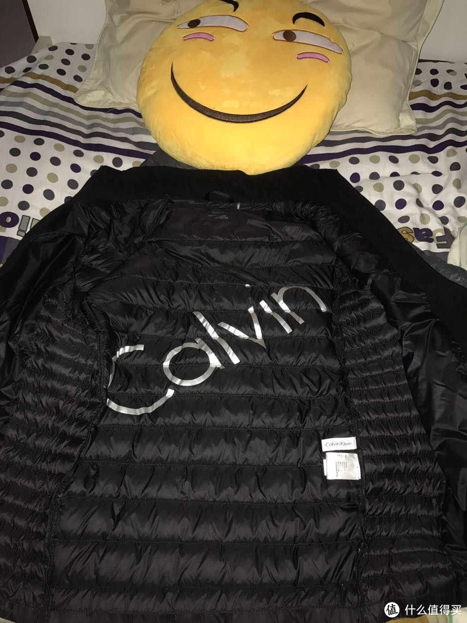 美亚海淘 Calvin Klein Packable Down 男士轻量羽绒服，尺码参考