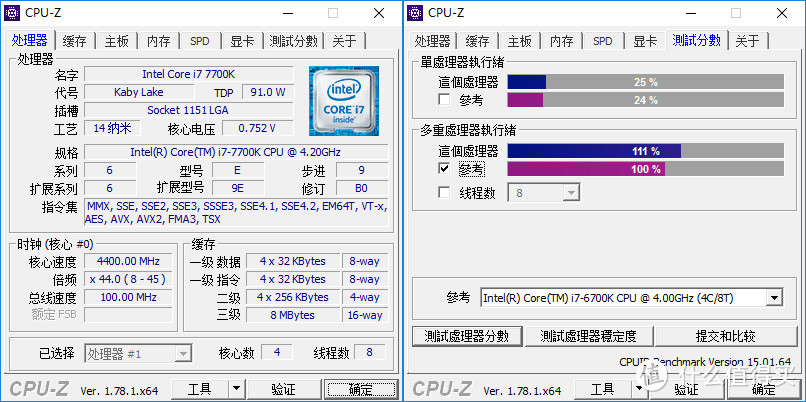 #本站首晒# 发布前先爽一把，Intel  英特尔 Core i7-7700K 处理器  正式版上手玩！