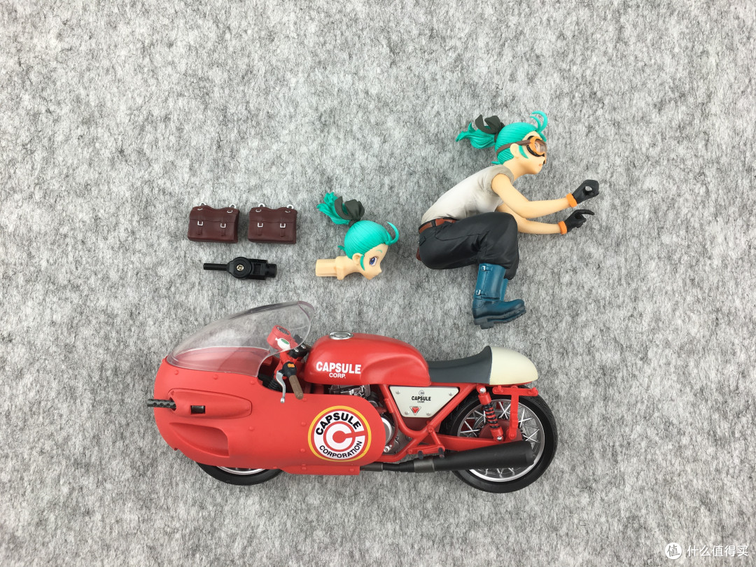 #本站首晒# MH龙珠桌面系列 摩托布尔玛&异色布尔玛 开盒简评