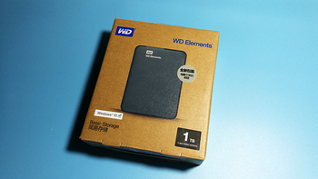 西部数据 Elements 新元素系列WDBUZG0010BBK移动硬盘开箱说明(接口|指示灯)