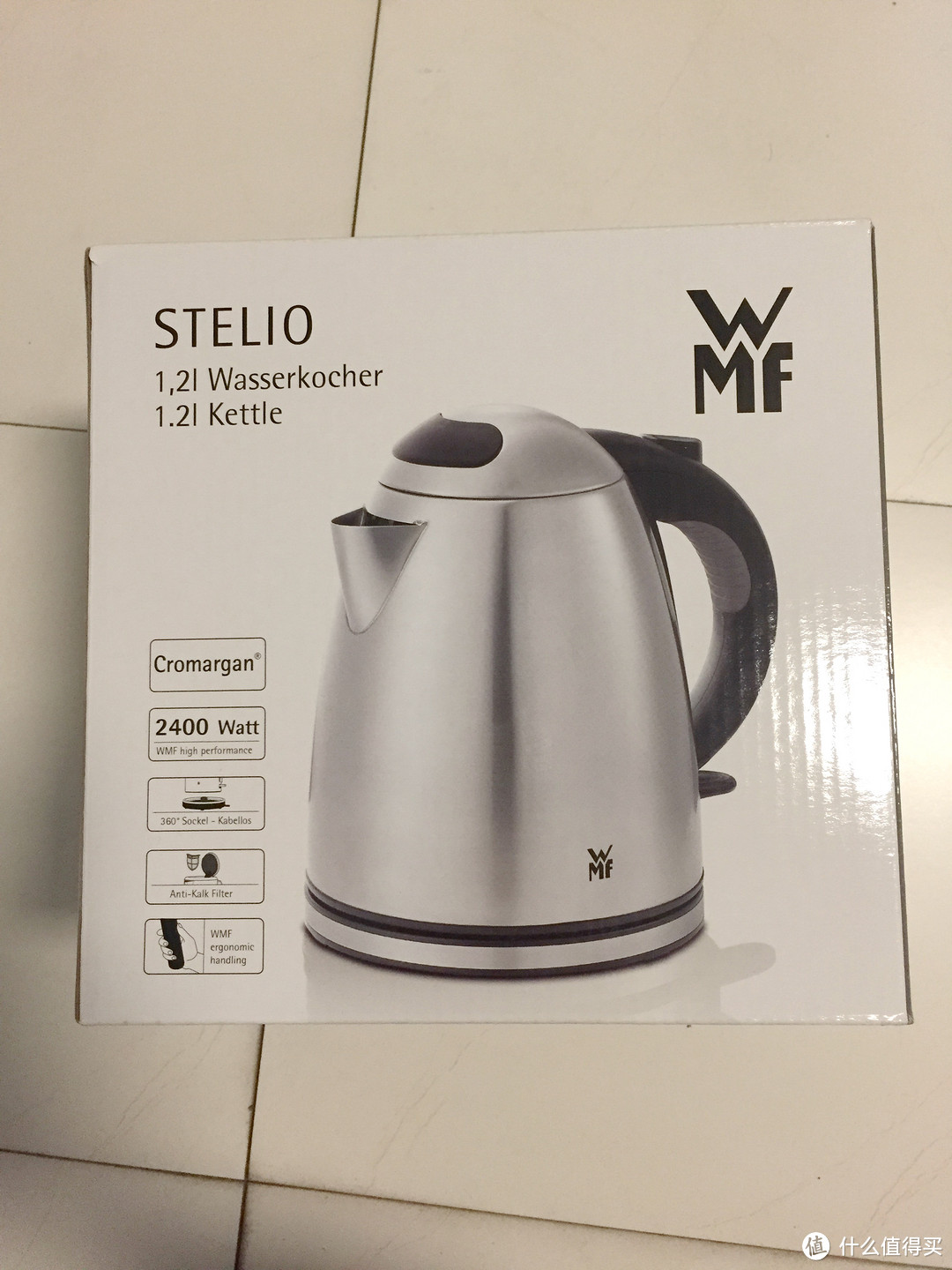 德亚免费直邮 WMF 福腾宝 STELIO 电热水壶1.2L