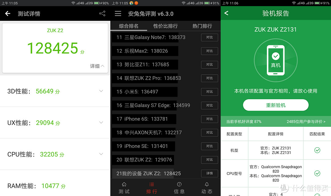 小屏非旗舰,性价比之选 — ZUK Z2 智能手机 测评