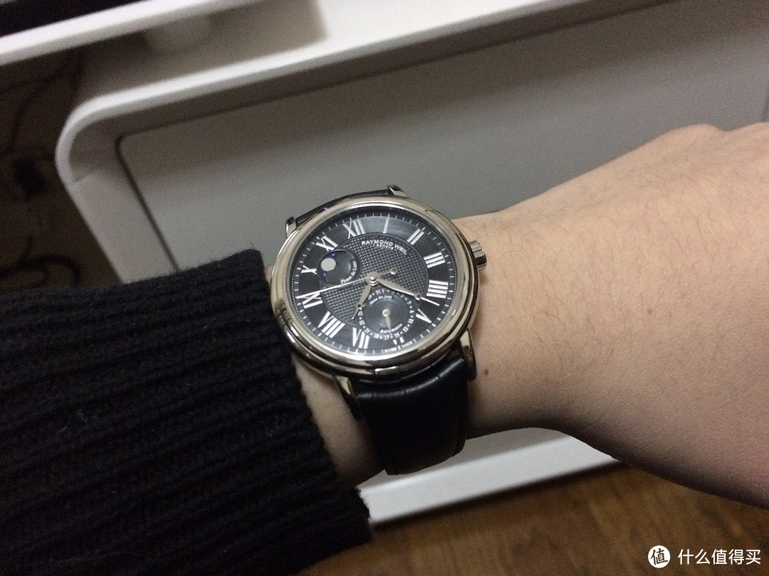 579$到手 RAYMOND WEIL 蕾蒙威 2839-STC-00209 机械月相男表