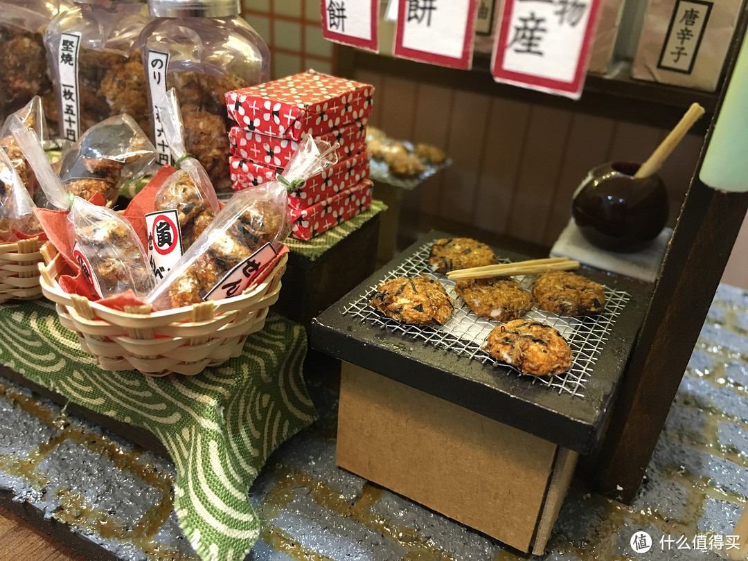 比利 日本古建筑手工模型 煎饼果子店 DIY