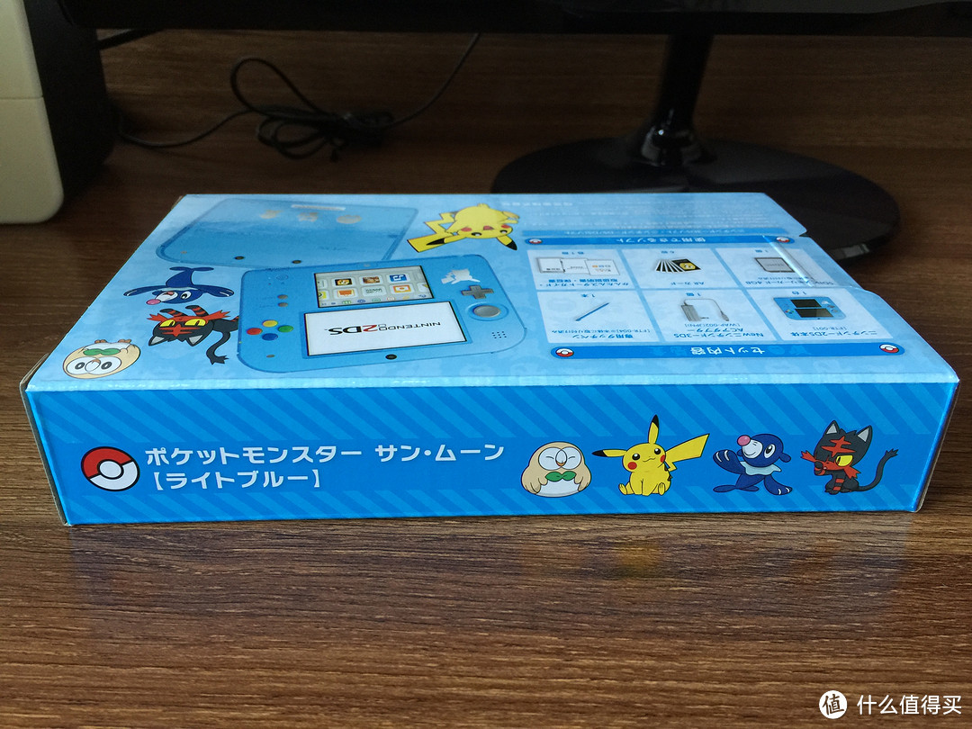 为了情怀，弃小三入小二：Nintendo 任天堂 2DS《精灵宝可梦 太阳月亮》限定版 开箱