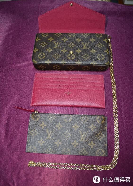 #本站首晒#LV MULTIPLE 钱夹&POCHETTE FELICIE 手袋包