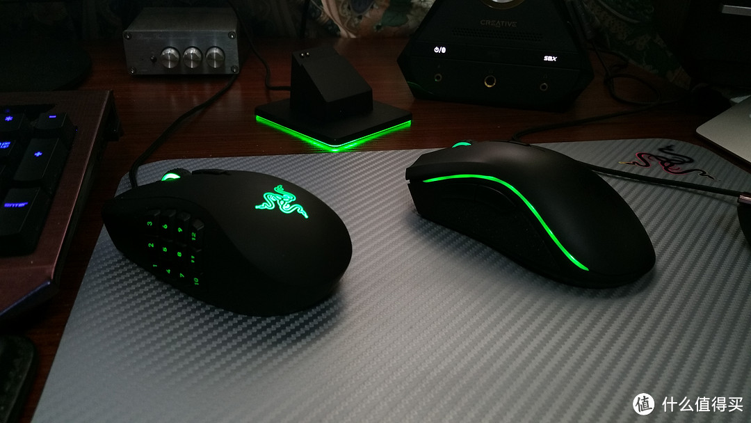 RAZER 雷蛇 Mamba 曼巴眼镜蛇 双模无线激光鼠标 开箱简评