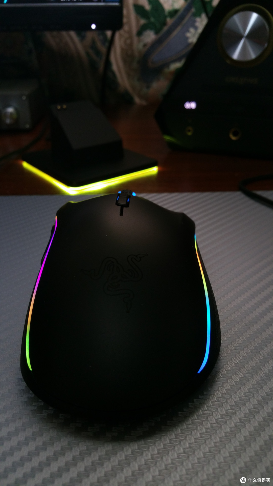 razer 雷蛇 mamba 曼巴眼镜蛇 双模无线激光鼠标 开箱简评
