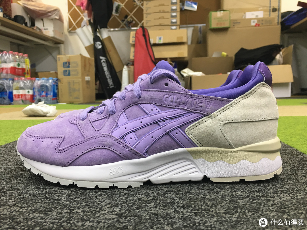 ebay入 ASICS 亚瑟士 Tiger GEL-LYTE V  薰衣草配色运动鞋