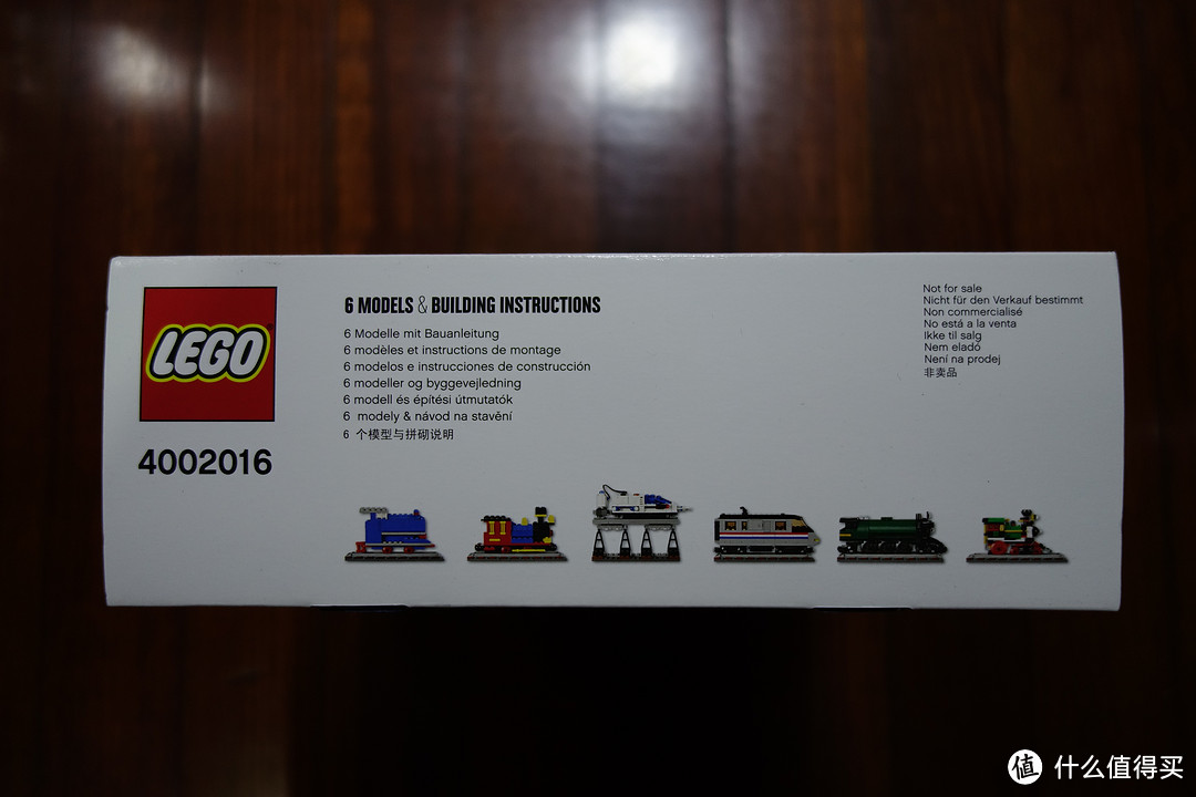 #本站首晒# LEGO 乐高 4002016 火车50周年员工限量版