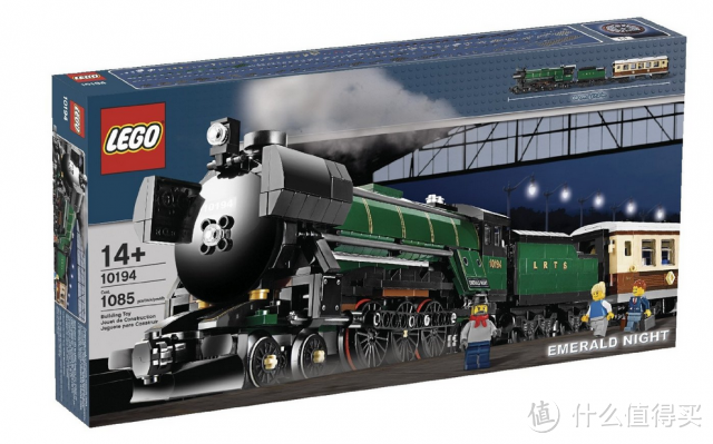 #本站首晒# LEGO 乐高 4002016 火车50周年员工限量版