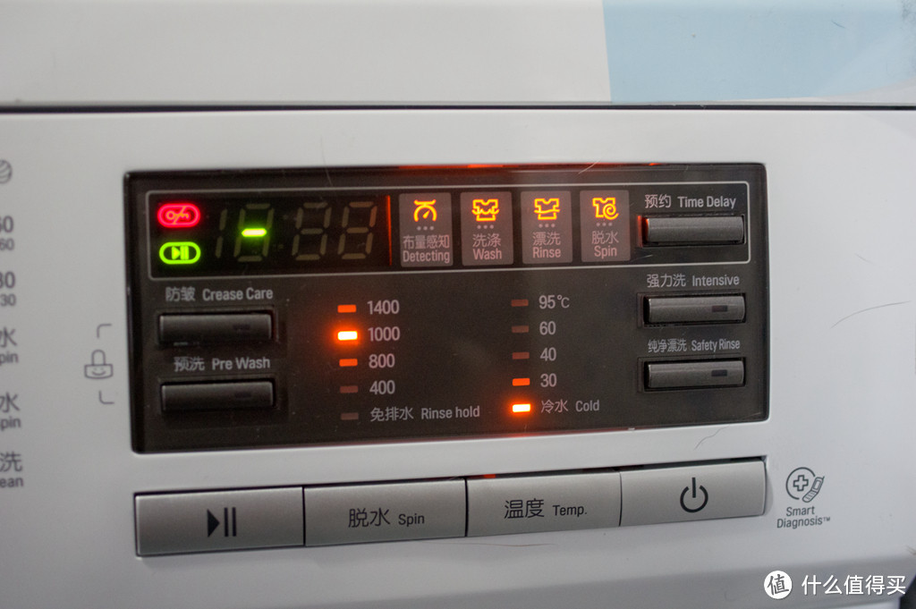 洗衣服那点事，新入手 LG WD-T14410DL 滚筒洗衣机 评测