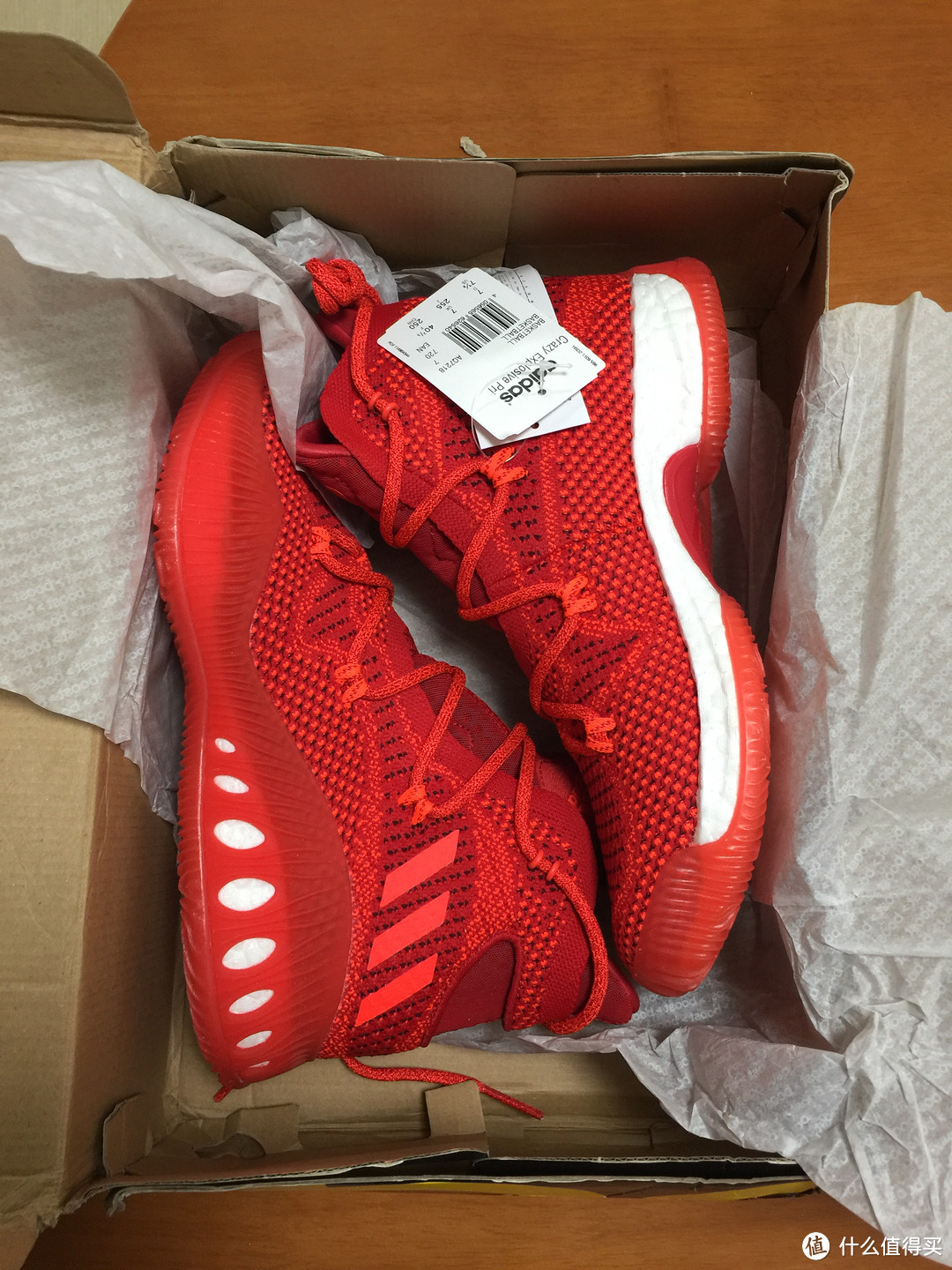 #原创新人#adidas 阿迪达斯 crazy explosive PK版 开箱及初步感受