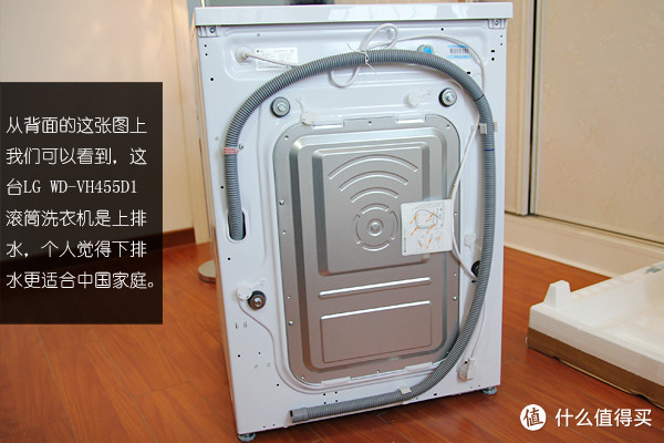 滚筒洗衣机背面安装图图片