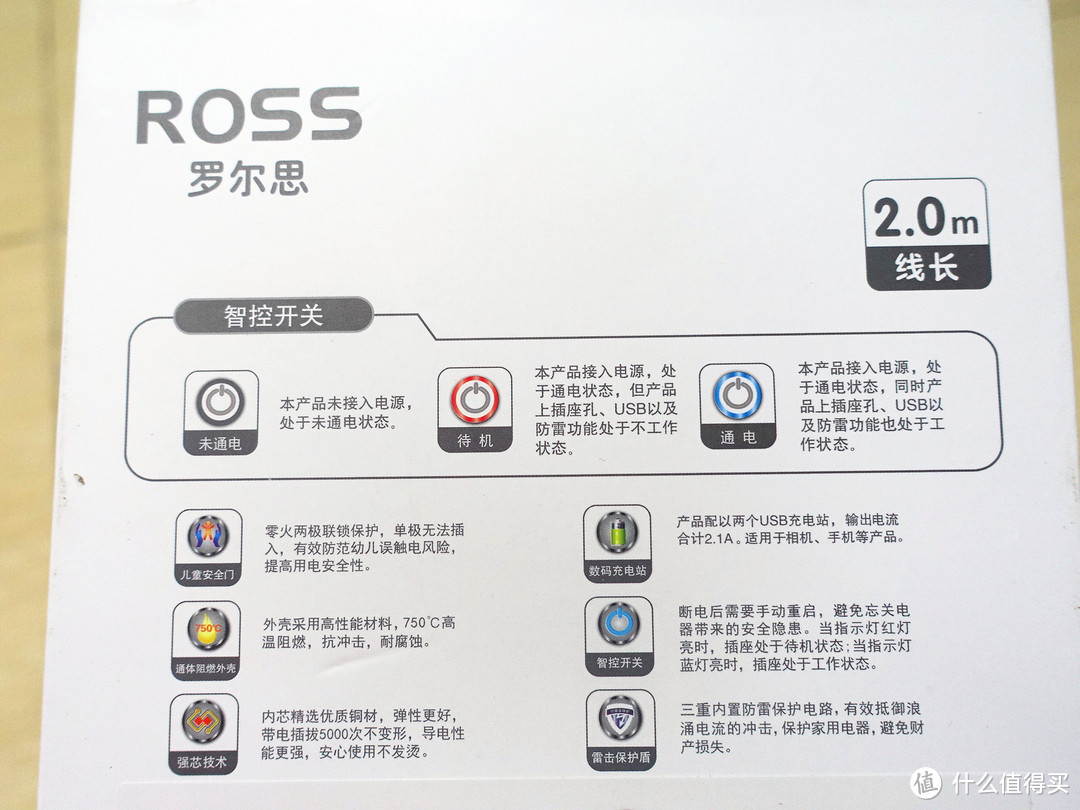 两面派不是贬义词喽？——ROSS桌面型多口USB防雷双面插座