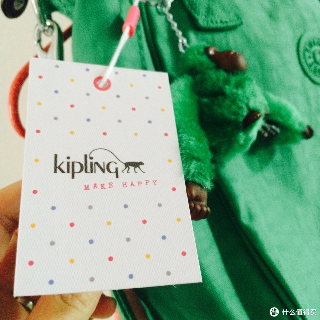 圣诞礼物绿色猴子包  — Kipling 凯普林 女士斜挎包 开箱