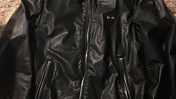 迪赛 Leather Jacket 夹克外观展示(袖口|拉链|皮质)