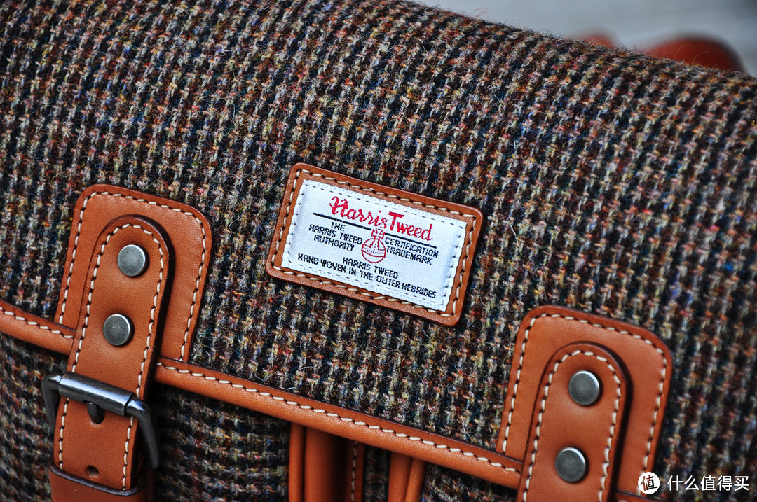 情侣就该背情侣包——Harris Tweed 粗花毛呢格子英伦复古双肩包&斜挎包(真人秀)