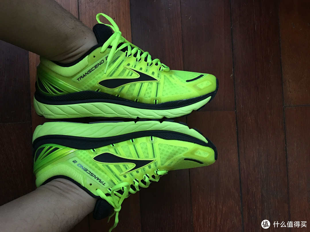 6PM入手：Brooks 布鲁克斯 Transcend 2 骚黄色晒照片