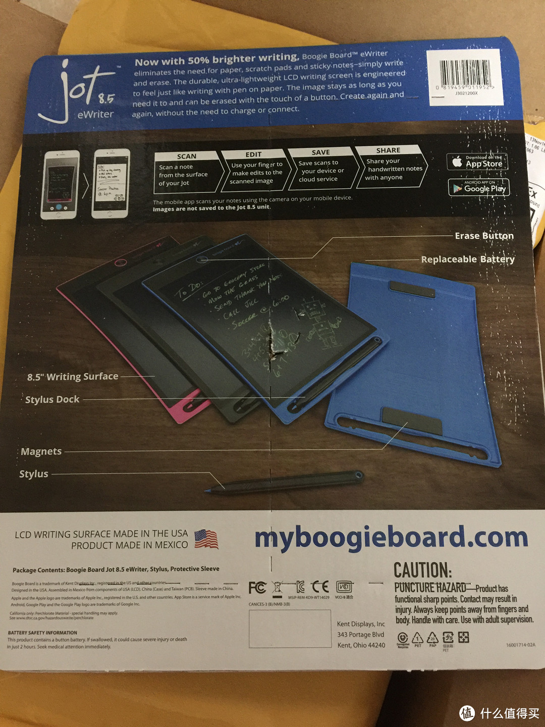 Boogie Board Jot 8.5寸电子小黑板开箱及使用