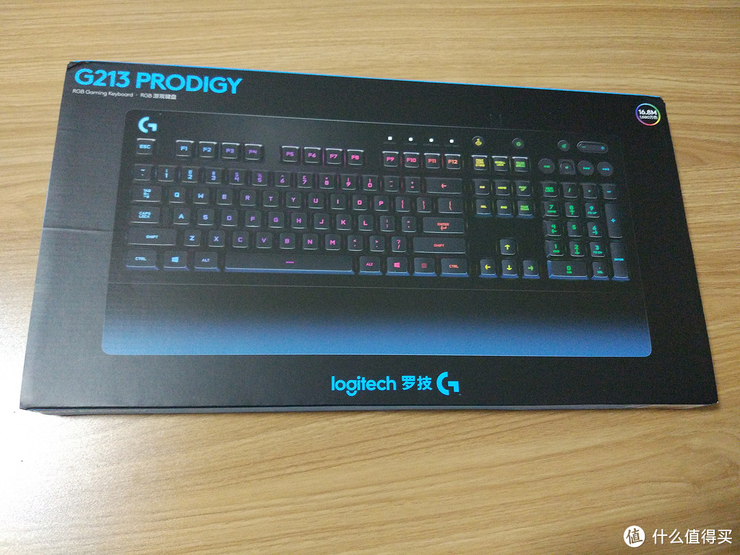 炫彩防水‘机械’键盘--罗技（Logitech）G213 RGB游戏键盘