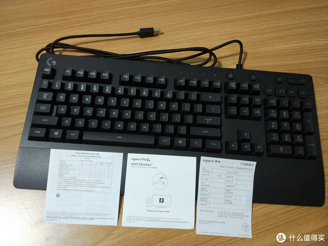 炫彩防水‘机械’键盘--罗技（Logitech）G213 RGB游戏键盘